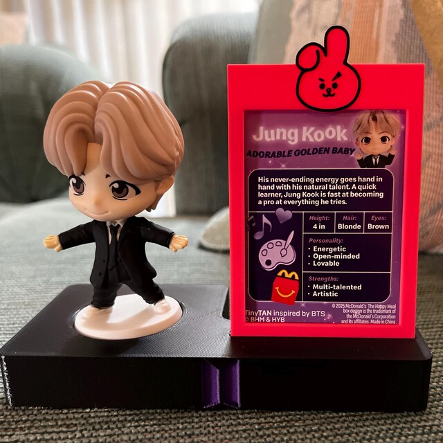 3D Printed BTS Tinytan/bt21 Individual Stand - Jungkook/cooky - Etsy