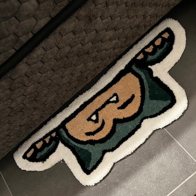 Mr. Krabs Dollar Tufted Rug Fluffy Tufted Rug - Etsy
