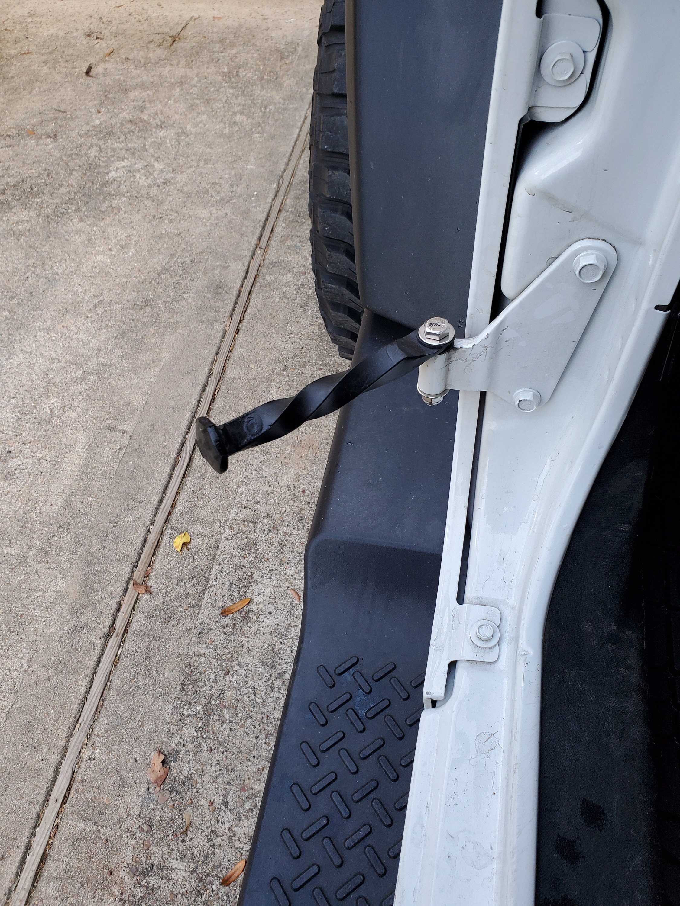 Jeep foot pegs.