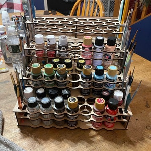Stacking 60ml Paint Rack by TheCraftyLycan