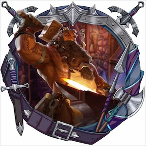 Necromancer D&amp;D Token Frame/digital Token/tabletop/dungeons and Dragons ...