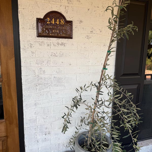 Handmade Cast Aluminum Address Sign, Custom House Plaque, Traditional ...
