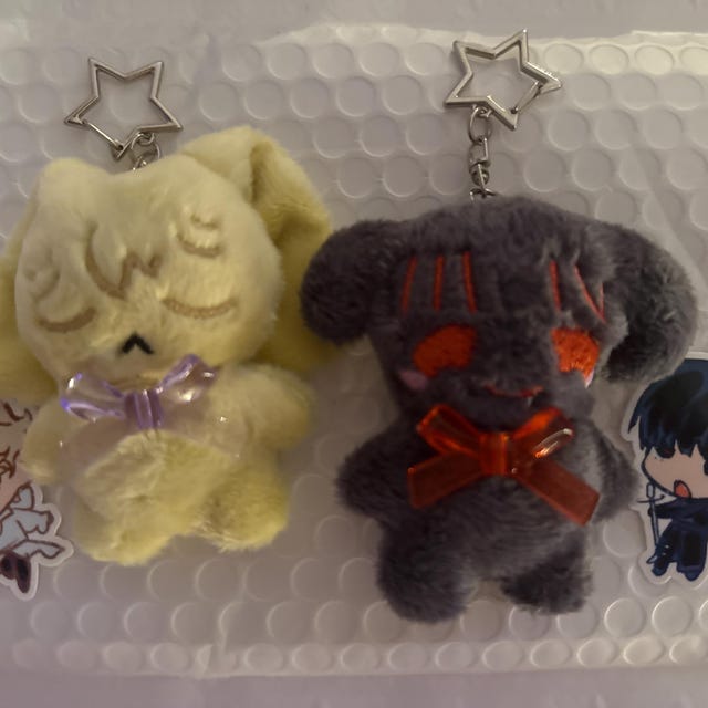 ALNST ハンドメイド エイリアン ステージ ウサギ ぬいぐるみ キー
