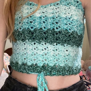 Remy Ruffle Bikini Top Crochet Pattern Adjustable, Beginner Friendly ...
