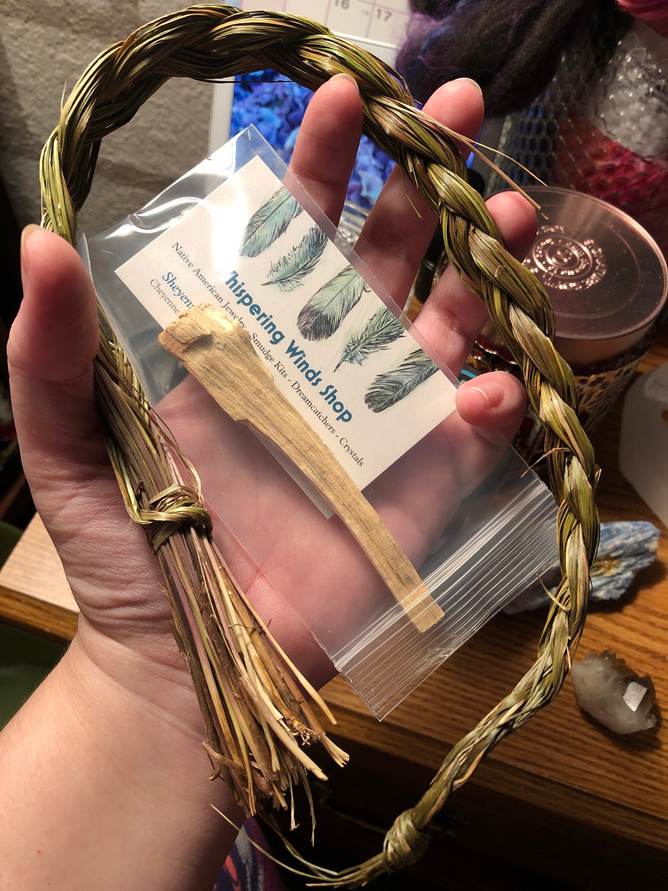 Sweetgrass Braid Sold Individually Native American Smudging