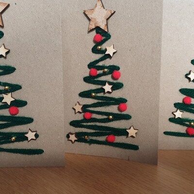 Make Your Own Christmas Card Kit, DIY Craft Bag, Craft Kits for Kids ...