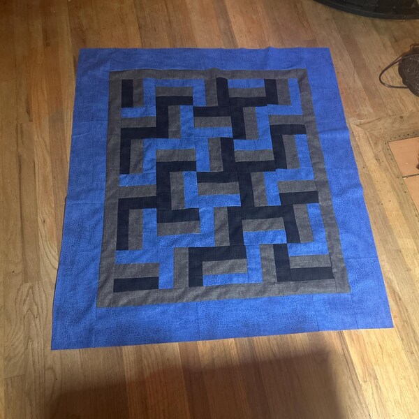 PDF Pattern for the "double Chocolate" Rail Fence Lap Quilt (or Baby ...