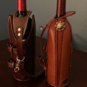 Leather Wine Tote Pattern PDF Wine Tote Templates Leatherecraft Pattern Digital Files Video ...