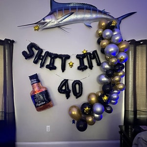Mens 40th Birthday Party Decorations Supplies Decorations, Whiskey ...