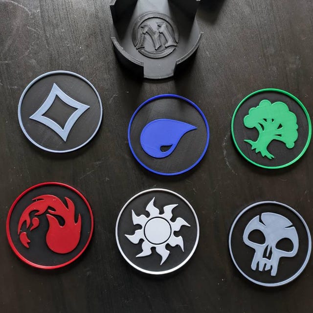 MTG マナシンボル コースターセット - Etsy 日本