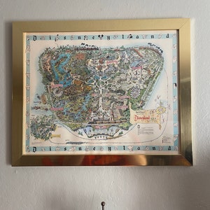 マジックキングダムマップポスター ディズニーマップポスター