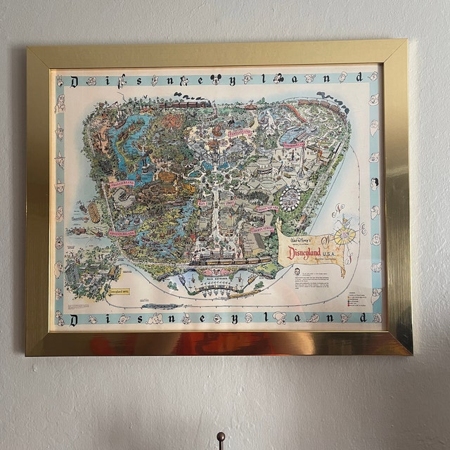 マジックキングダムマップポスター ディズニーマップポスター