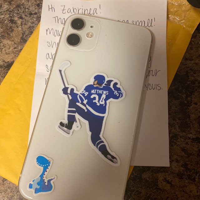 I drew Auston Matthews and made some Stickers : r/leafs