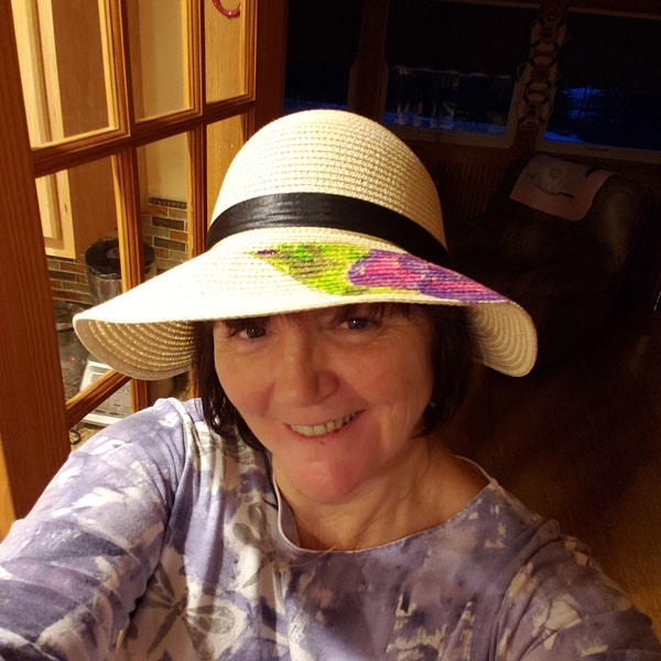 Hand Painted Kimono Asymmetric Kimono Jacket Rayon Ruana Hawaii Kauai ...