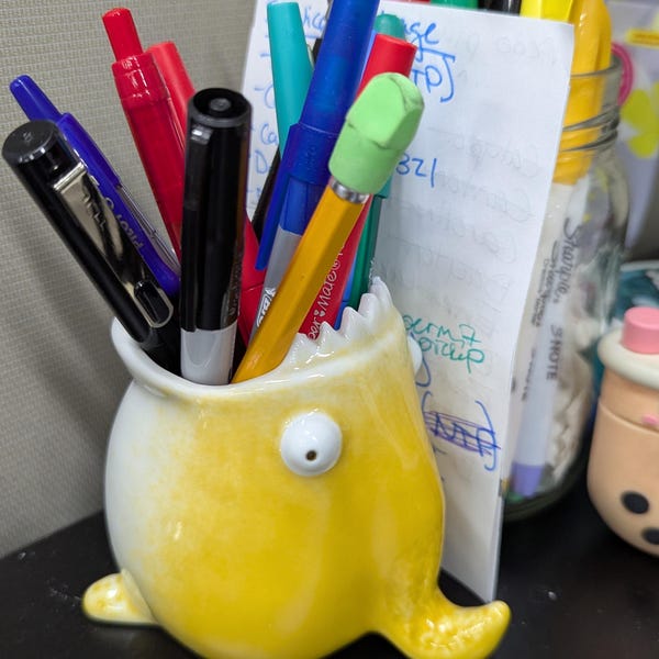 Ceramic Handmade Pencil Holder - Etsy