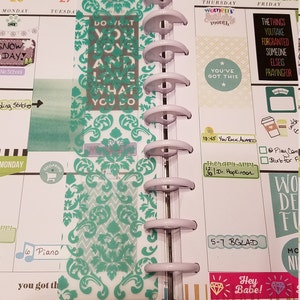 Planner Insert, Happy Planner Bookmark, Planner Supplies, Daily Planner ...