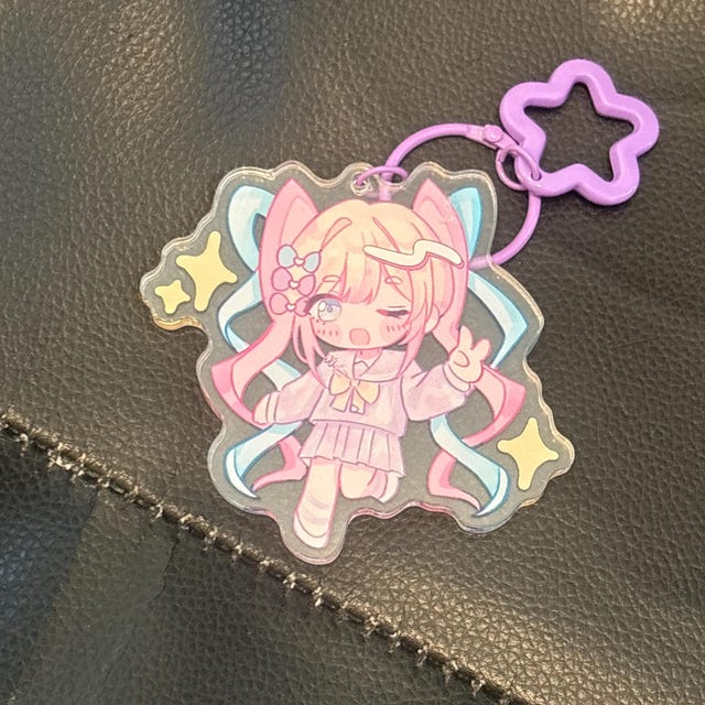 Needy Streamer Overload K-angel Acrylic Keychain - Etsy