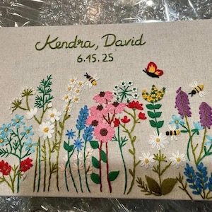 Personalized Embroidered Recipe Book Custom Journal Cookbook Notebook Valentine's Day Bridal Shower Gift Daughter Birthday Gift Gift Moms