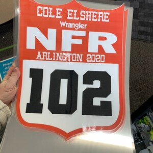printable sublimation design rodeo back number in tooled