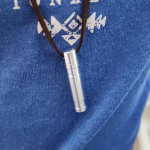 Newt's Letter Capsule Necklace Maze Runner Newt Necklace TMR merch Maze Runner jewelry