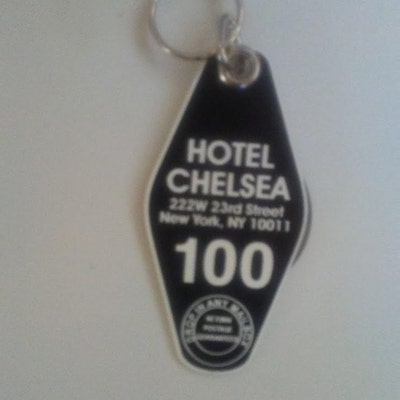 Hotel Chelsea Keychain, Motel Style Keychain. Hotel Chelsea New York ...
