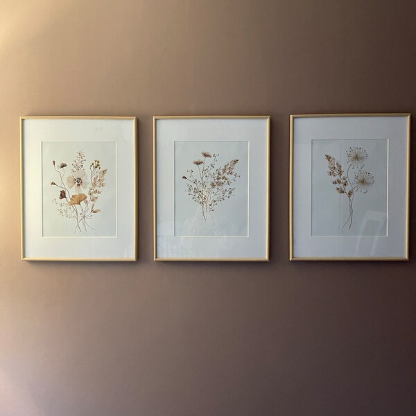 Wildflower Prints, Baby Girl Nursery Wall Art, Watercolor Flowers ...