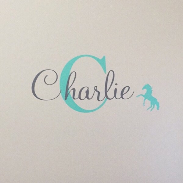 Personalized Name Bird Wall Decal - Custom Name Bird Wall Sticker ...