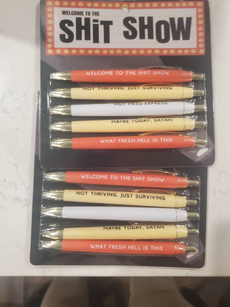 Welcome to the Shit Show Pen Set