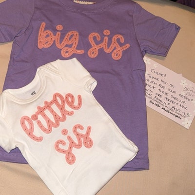 Big Sister Embroidered Shirt by Magnolia Baby main image 1