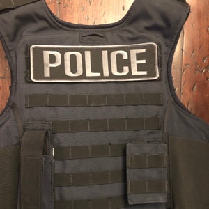 CTSFO Embroidery Patches 4x10 And 2x5 Hook In Back Silver - Foto 6