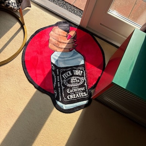 Kanye West Rug, Kanye West CD Rug, Music Inspired Album CD Rug, Music Rug,Music Decor,Round Rug,Fantastic Rug,Area Rug,Record,Gifts For Him.