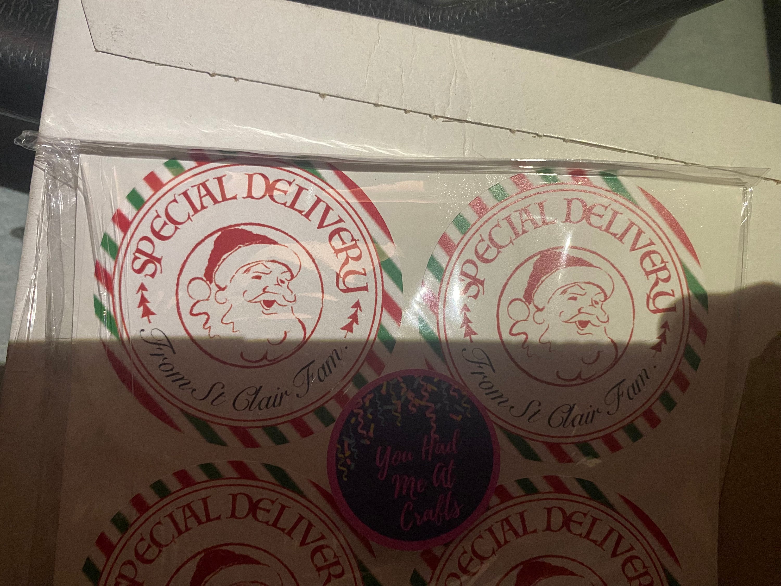 Personalized Santa Claus Gift Tags, Christmas Gift Labels, From Santa Claus, Special Delivery North Pole, Santa Gift Tag, Gift Tag for Child