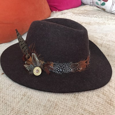 Large Pheasant Feather Hat Pin Country Wear - Etsy