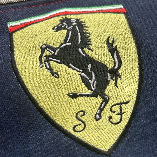 Motif broderie machine logo ferrari : patrons-et-modeles par feemain94