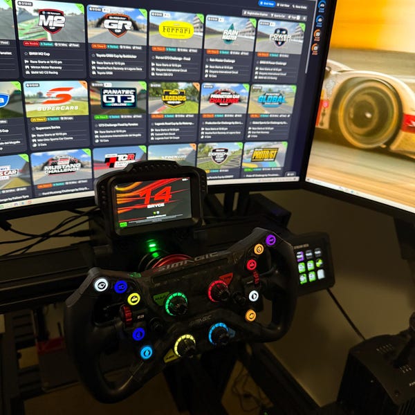 Sim Rig Dashboard SSG Dashboard Display DV-5 for Sim Racing Rig | Full Aluminum Enclosure ...