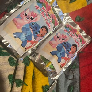 Labels for Lilo and Stitch Party Pack - Chip Bag - Favor Bag - Juice  - DIGITAL DOWNLOAD