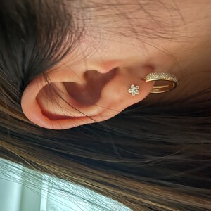 Earring post too short deals