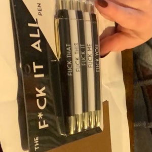  5-Piece set Fuck Pens, Fuck It Pens, Fancy Fuck You