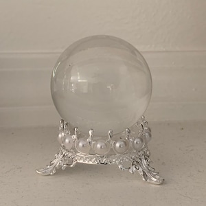 Amlong Crystal Bola de cristal transparente de 150 mm, incluindo