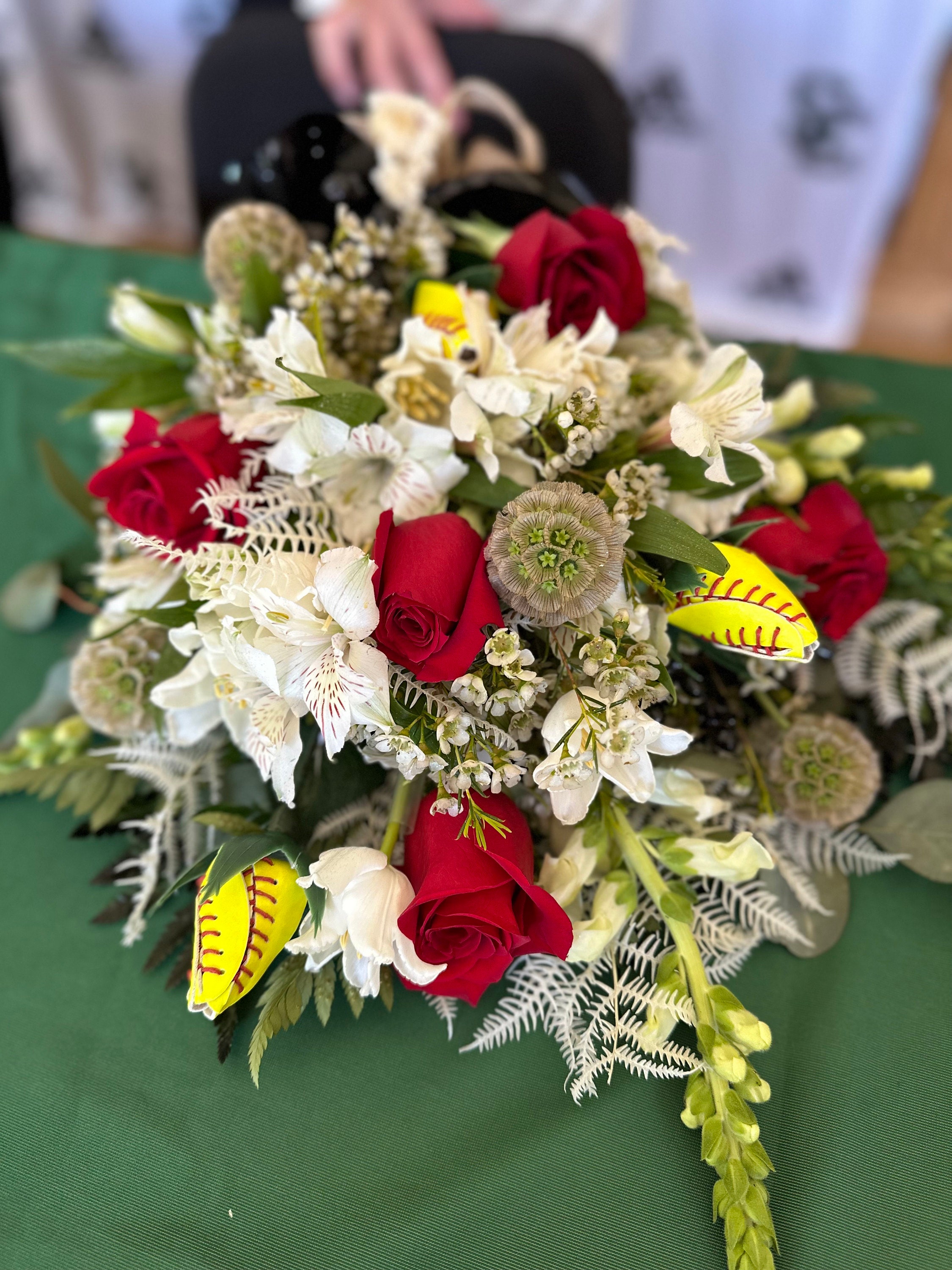 Softball Roses Select Qty Softball Gift Back to School