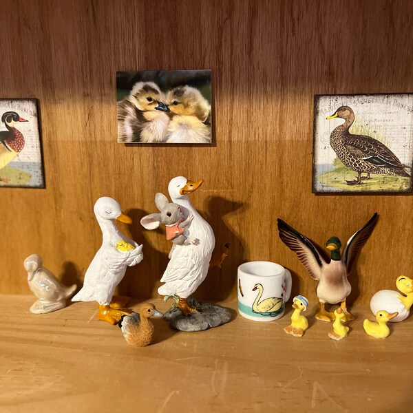 Vintage Five Tiny White Rabbit Figurines, Miniature Plastic Albino ...