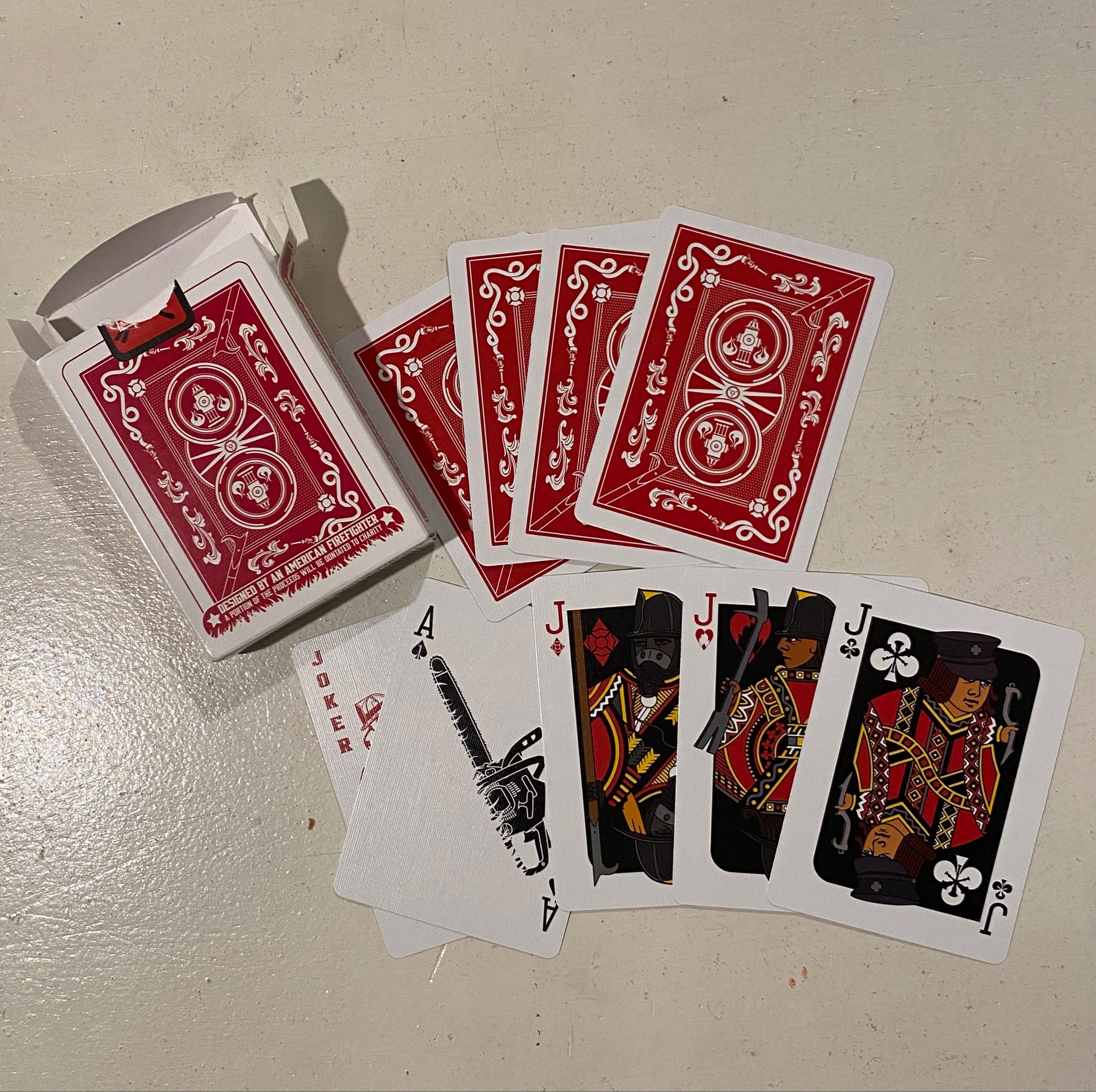 Firefighters Playing Cards - Top Firefighter Gift  - Fire Department Must Have