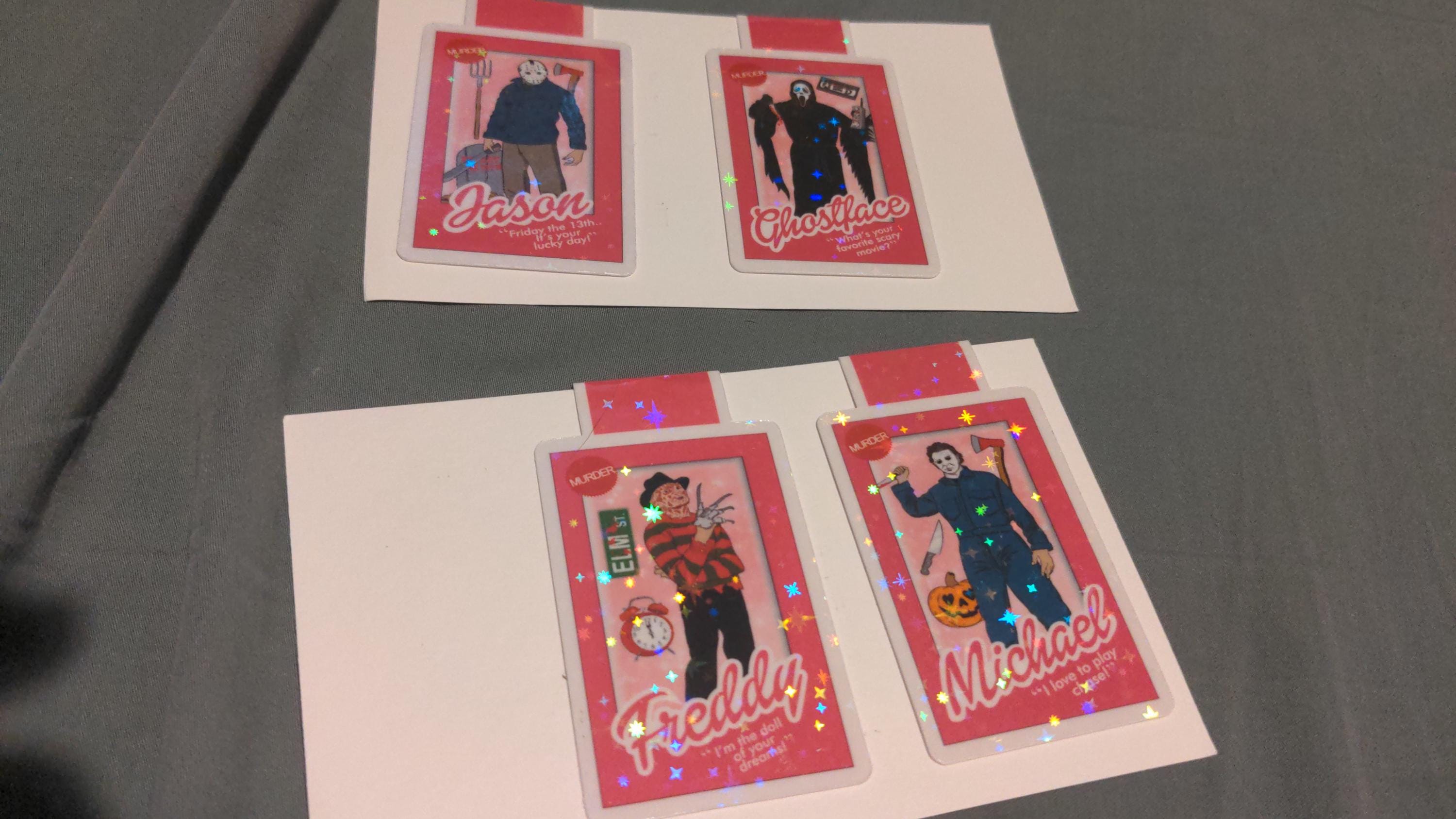 Horror Dolls| horror bookmarks| PinkDoll box|