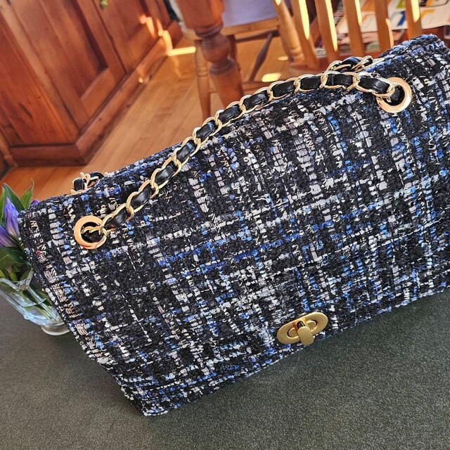 LIDNM】TWEED 3D LARGE BAG