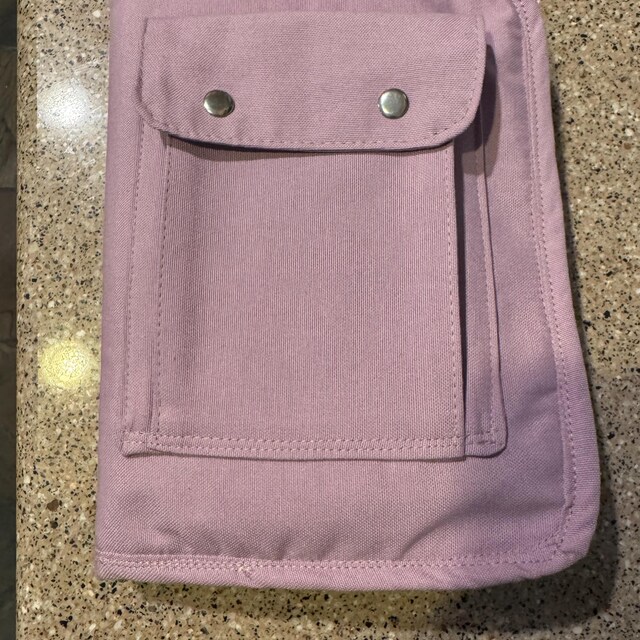 Canvas Zipper Pouch for A5 Notebook, A6 Zippered Planner