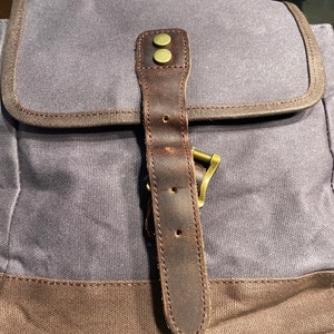 Hand-painted Leather Shoulder Bag, Retro Cowhide Men's Cross-body ...