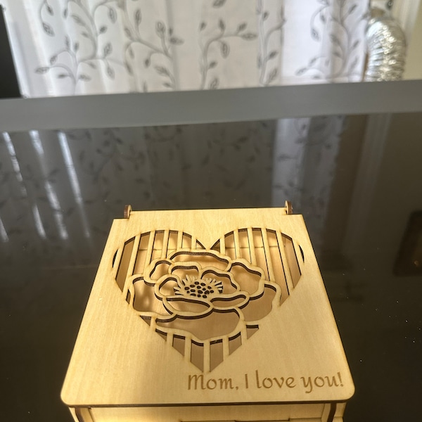 12 Different Decorative Gift Box Laser Cut Svg Files, Jewelry Box With ...