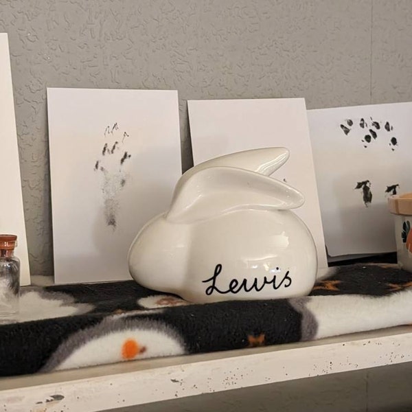 Rabbit Urn Bunny Ashes Casket - Etsy