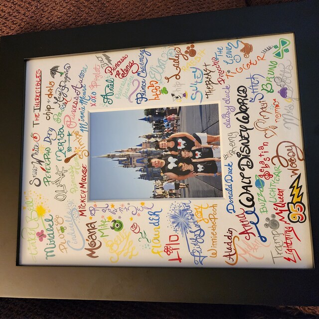 Disney Photo Mat - Mat Board - Disney Characters - Disney