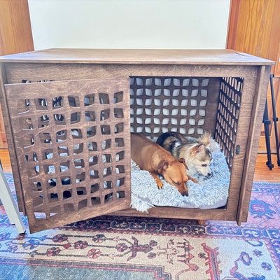 Stylish Dog Crate Modern Dog House Decorative Dog Crate Large Photo Inspiration